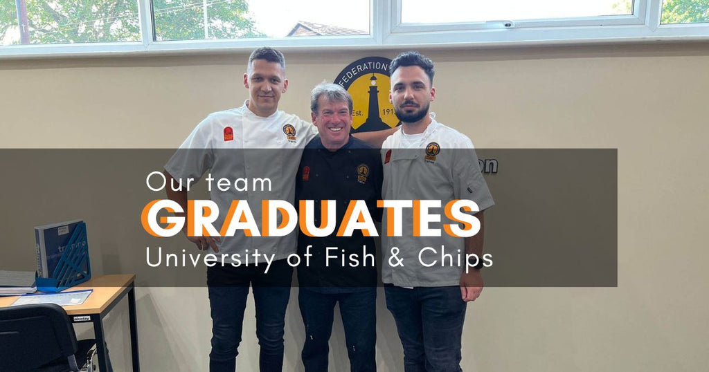 The Team Graduates University of Fish & Chips