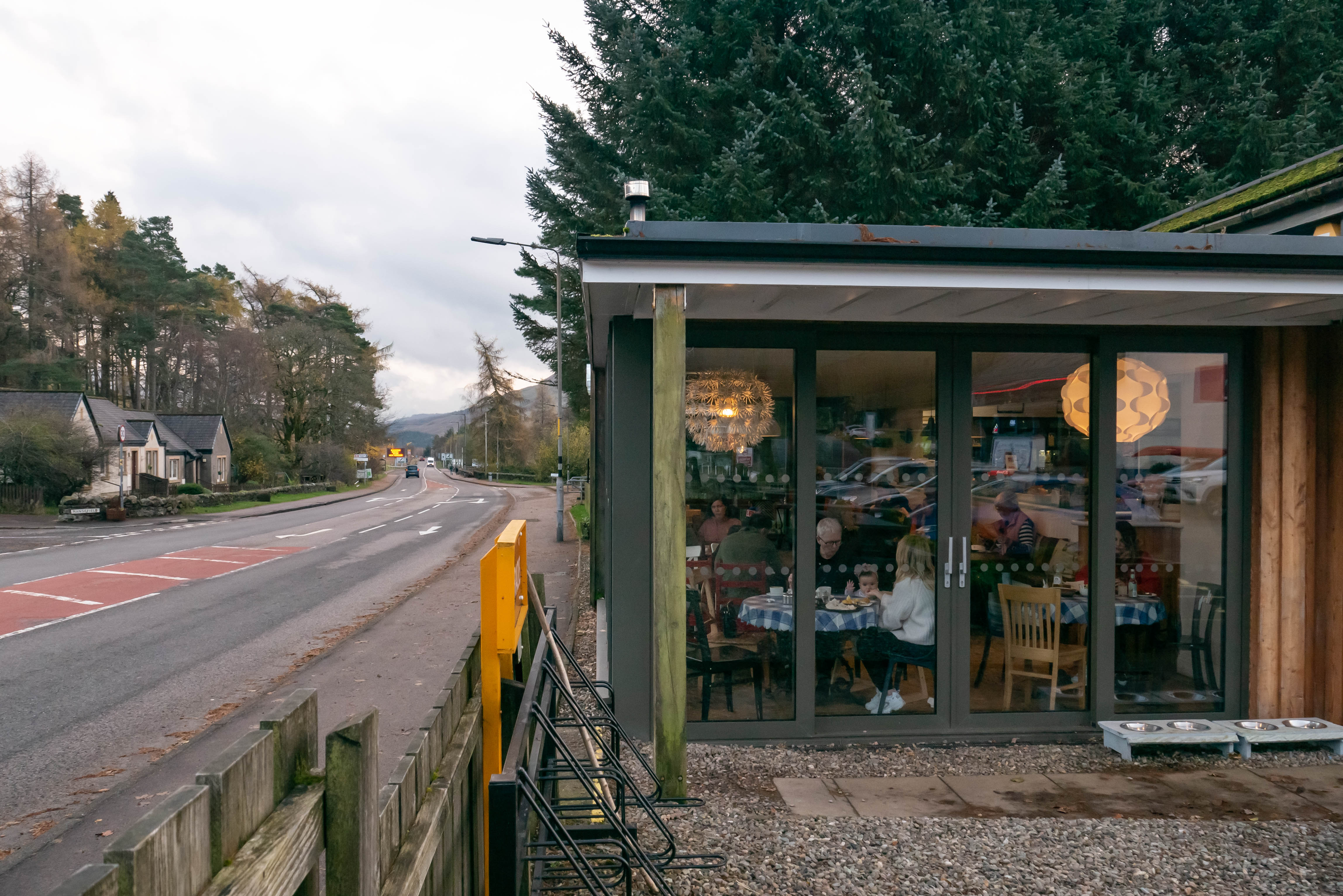The Real Food Cafe Tyndrum from outside